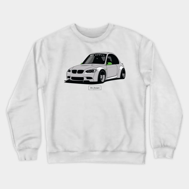 BMW E92 (Silver) Crewneck Sweatshirt by RexDesignsAus